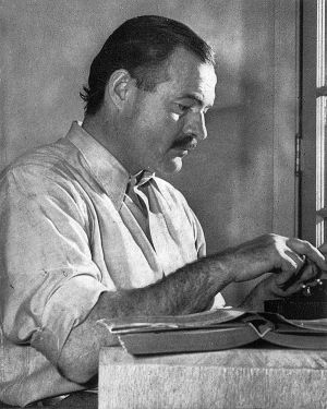 Foto van Ernest Hemingway