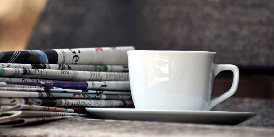 Krant en koffie literair nieuws