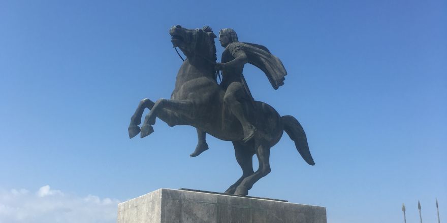 Standbeeld Alexander de Grote in Thessaloniki