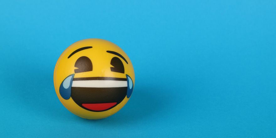 Huilen van het lachen emoji