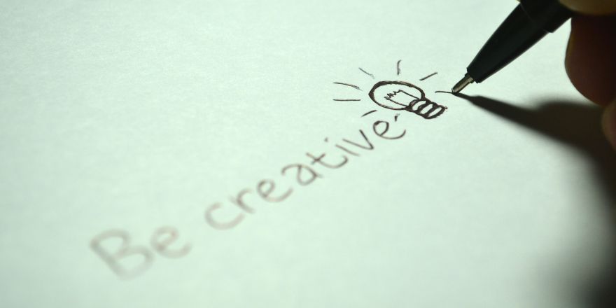 Tekst: Be creative