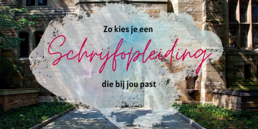 Schrijfopleiding banner