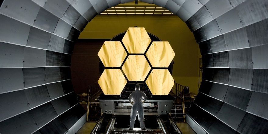 Man Standing on Stainless Steel Filamend