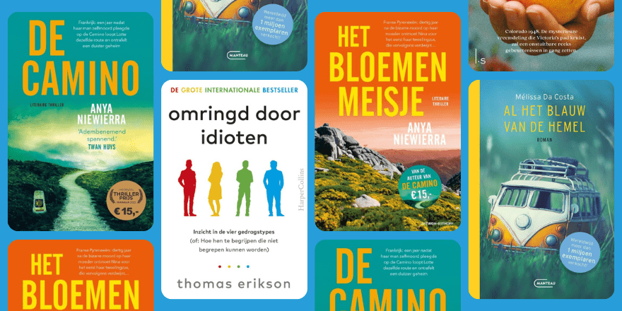 Covers van bestverkochte en uitgeleende boeken