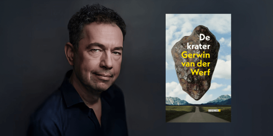 Gerwin van der Werf met boekenweekgeschenk 2025