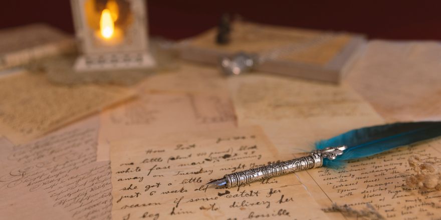 Pen ligt op papier
