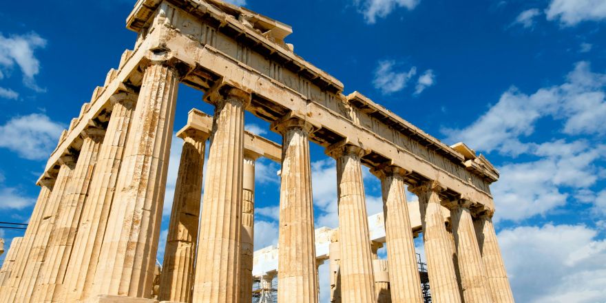 Parthenon in Athene