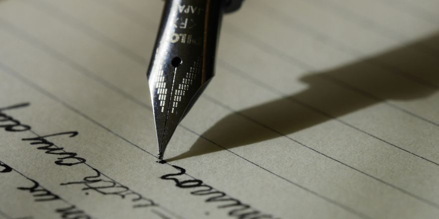 Schrijvende pen