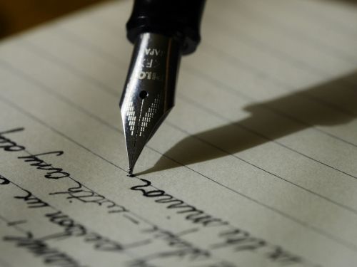 Schrijvende pen