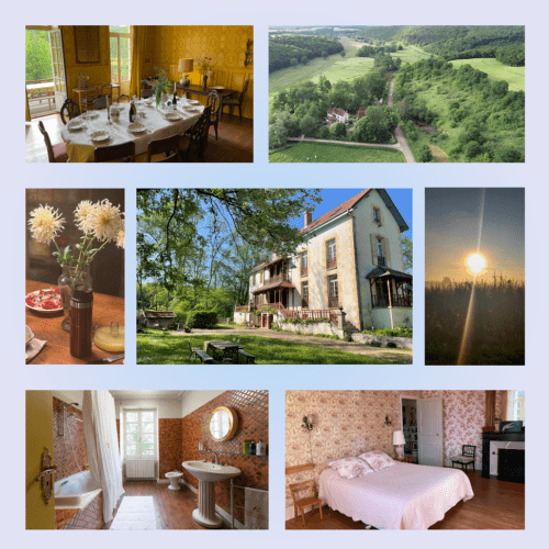 Collage van de schrijf retreate