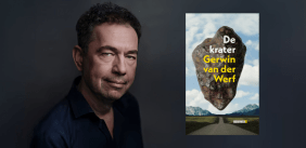 Gerwin van der Werf met boekenweekgeschenk 2025