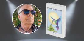 Peter van Elst met zijn boek Leven vanuit een ander perspectief 