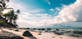 Zomers strand