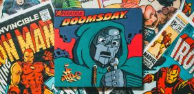 Foto van verschillende comics