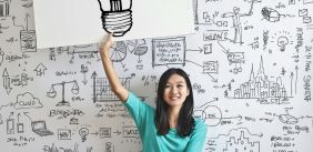 Idee lamp vrouw 