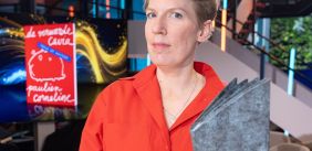 Paulien Cornelisse als winnaar NS Publieksprijs 2025