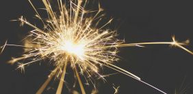 Sterretje met nieuw jaar