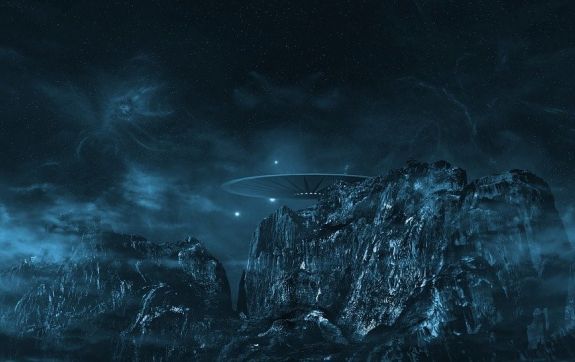 Een science fiction omgeving