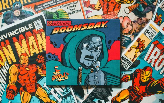 Foto van verschillende comics