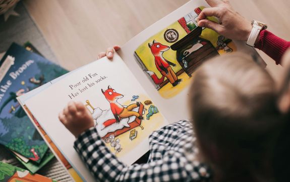 Vos kinderboek voorlezen