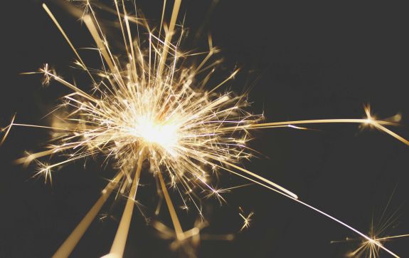 Sterretje met nieuw jaar