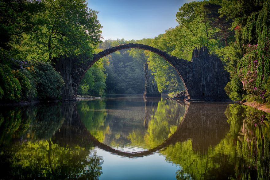 Sprookjesachtige brug